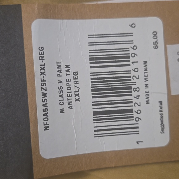 New The North Face class V pants in Antelope tan size XXL - Picture 9 of 9